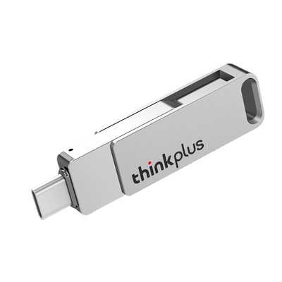 联想(ThinkPlus)MU90 手机U盘Type-C+USB3.2 两用优盘 金属双插口|ms