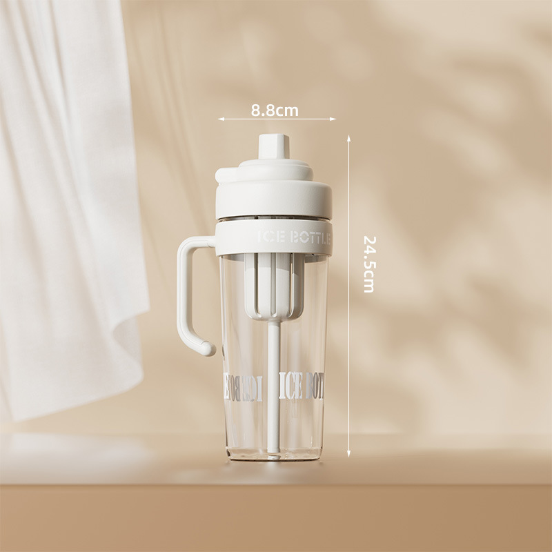 杯子新款冰霸杯高颜值带吸管茶漏大容量塑料水杯|undefined