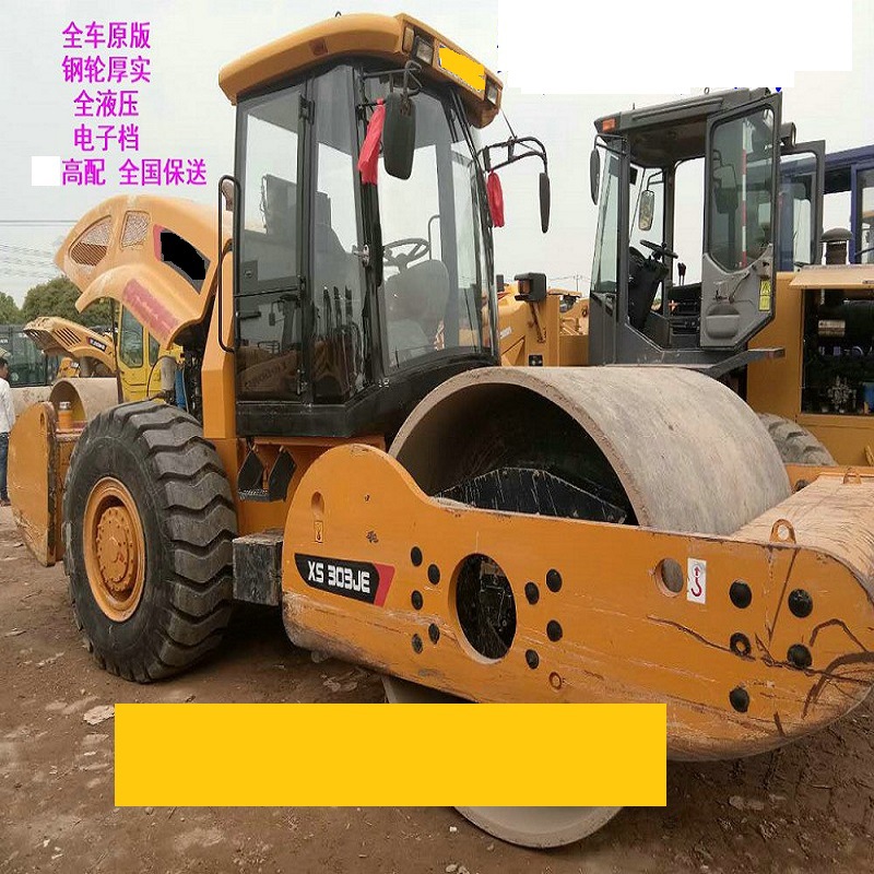 徐州产的路面机械适二手30吨单钢轮压路机便宜出售