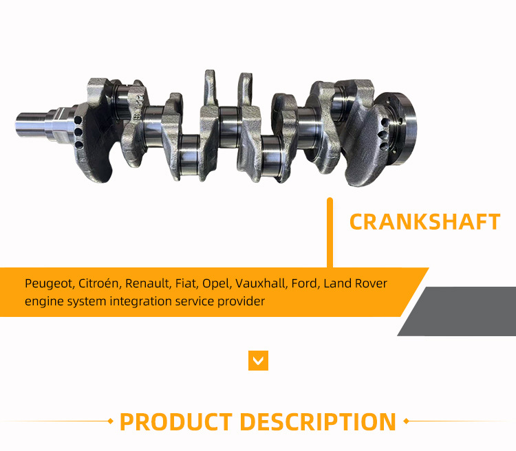 9827306980 Is Suitable for Peugeot Citroen Ford Dv5 1.5Bluehdi Forged Steel Crankshaft