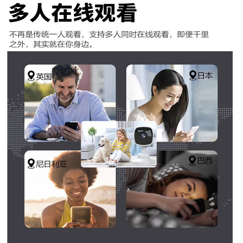 対外貿易は無線WIFI室内カメラ屋外高精細夜視児童V380家庭用カメラがまたがる|undefined