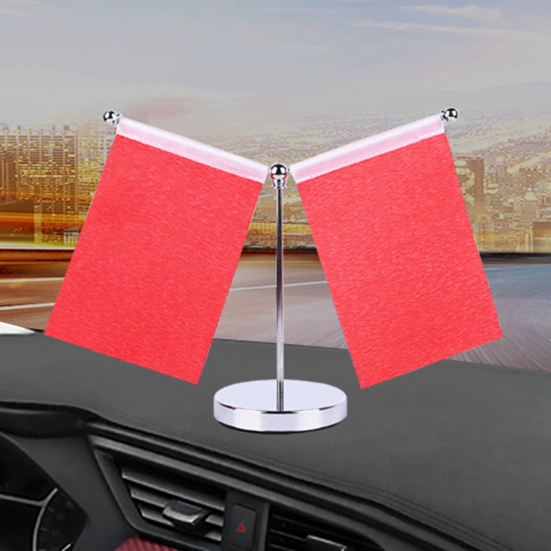 Оптовое украшение автомобиля Y-тип украшение автомобильного флага офис Конференц-зал украшение стола флаг Рабочий стол маленький красный флаг украшение