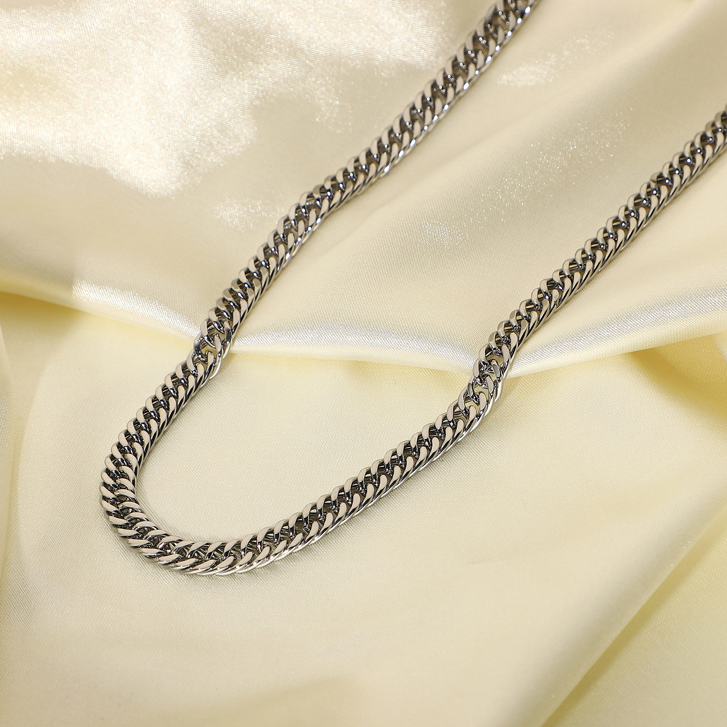 Wholesale Jewelry Thick Chain Titanium Steel Necklace Nihaojewelry display picture 4
