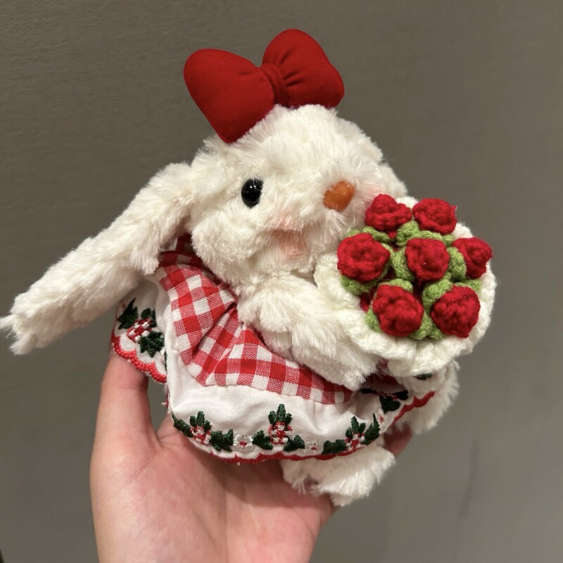 かわいい垂れウサギのぬいぐるみぬいぐるみウサギのキーホルダー|undefined