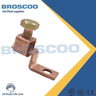 Special-Shaped Wire Clamp Bolt Wire Clamp Grounding Rod Manufacturer Direct Sales Copper Wire Clamp Brass Bending Wire Clamp Power Fittings