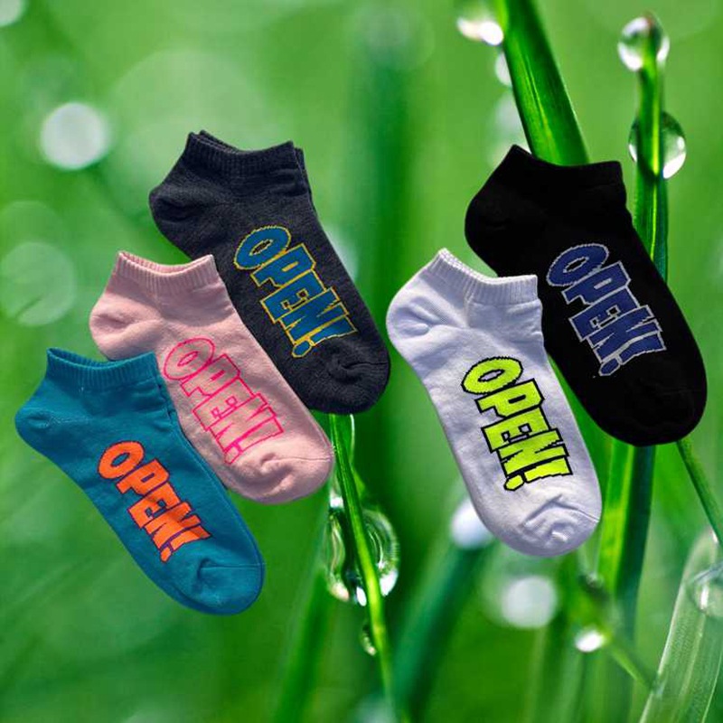 Calcetines cortos de algodón estilo universitario para hombre y mujer, de tendencia 2025, para primavera, verano y otoño._voghion.com