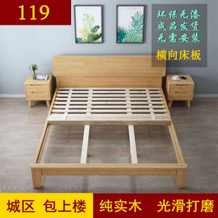Solid Wood Bed Slats, Hardwood Slats, Moisture-Proof Fir Slats, Waist-Protecting Natural Wood Slats, Folding Bed Slats, Cross-Border Wholesale