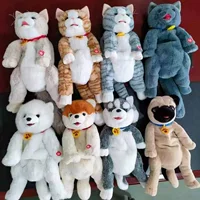 Маню doll: реалистичный индукционный рюкзак-плюшевый - электрическая игрушка кот/dog, новая коллекция, батарейки в комплекте