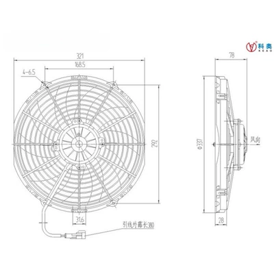 Fan Conditioner Cooling Fan 12inch