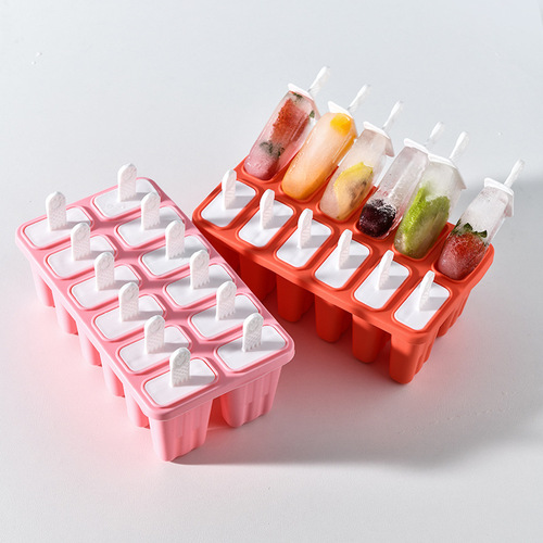 New Creative Ice Maker Popsicle Mold Ice Mold Silicone Box Ice Tray DIY Popsicle Ice Cream Popsicle Ice Ball Wholesale