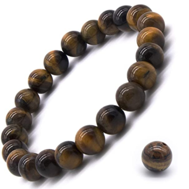 Retro Round natural stone Beaded Bracelets 1 Piece