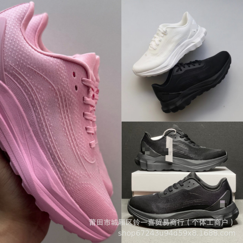 Cross-Border Alo Runner Kim Ji-Soo Luxury Full Set Ultra-Light Breathable Mesh Sports Casual Shoes for Men and Women Couples