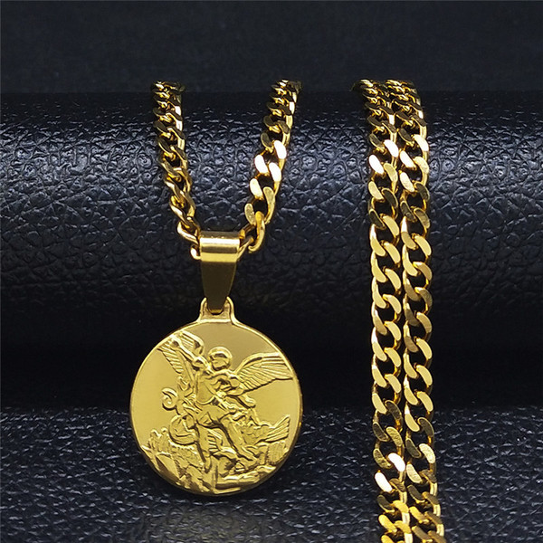 retro women's necklace stainless steel