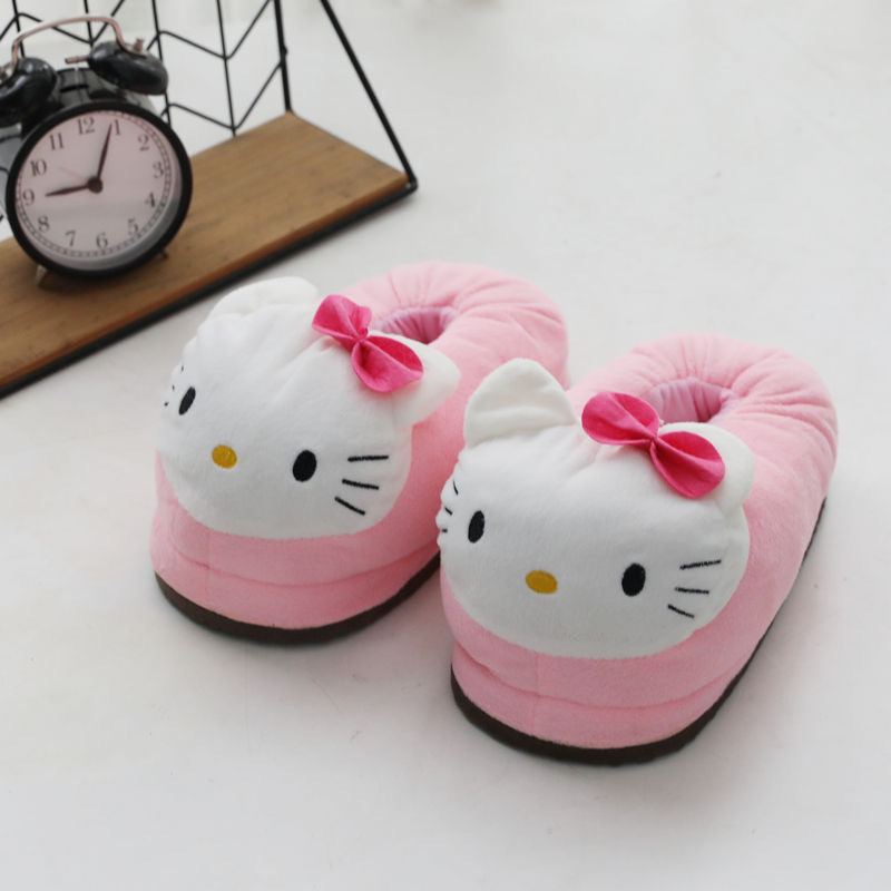 Winter Foam Couple Pink Red Kt Cat Spot Super Fleece Women's Round Viscose Shoe Cover Toe Slippers Cotton Slippers Winter Foam Couple Pink Red Kt Cat Spot Super Fleece Women's Round Viscose Shoe Cover Toe Slippers Cotton Slippers