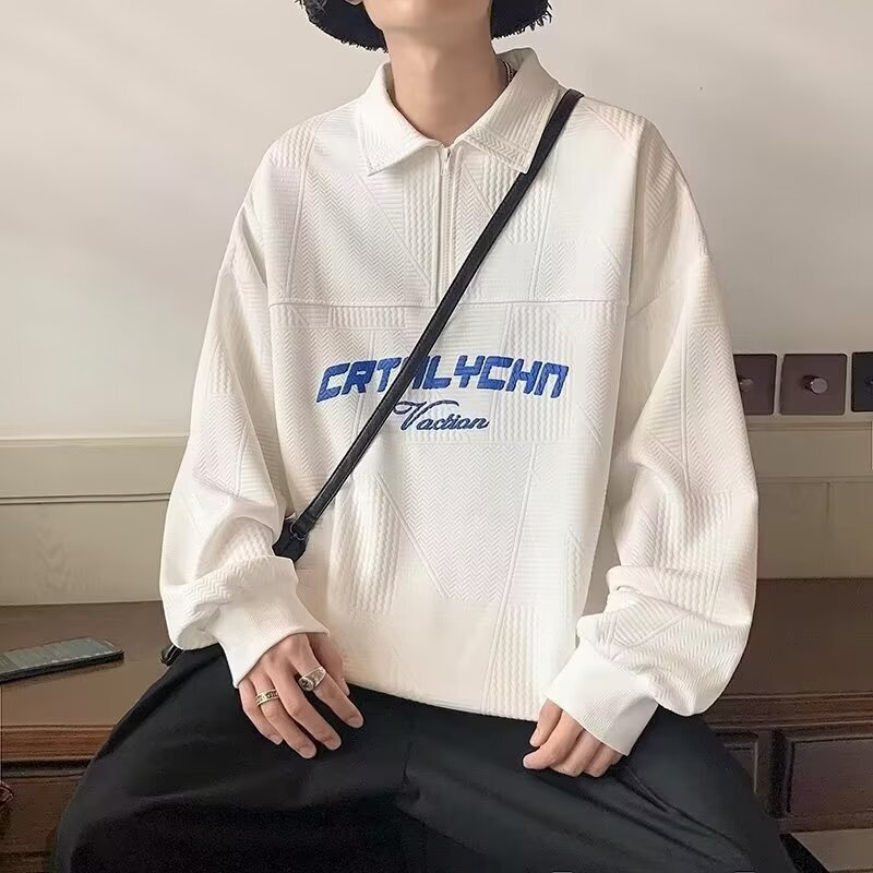 Foreign Trade Cross-Border New Style Carhart Classic Half-Zip Jacket Round Neck Sweatshirt Men and Women Pullover Hoodie Casual Couple