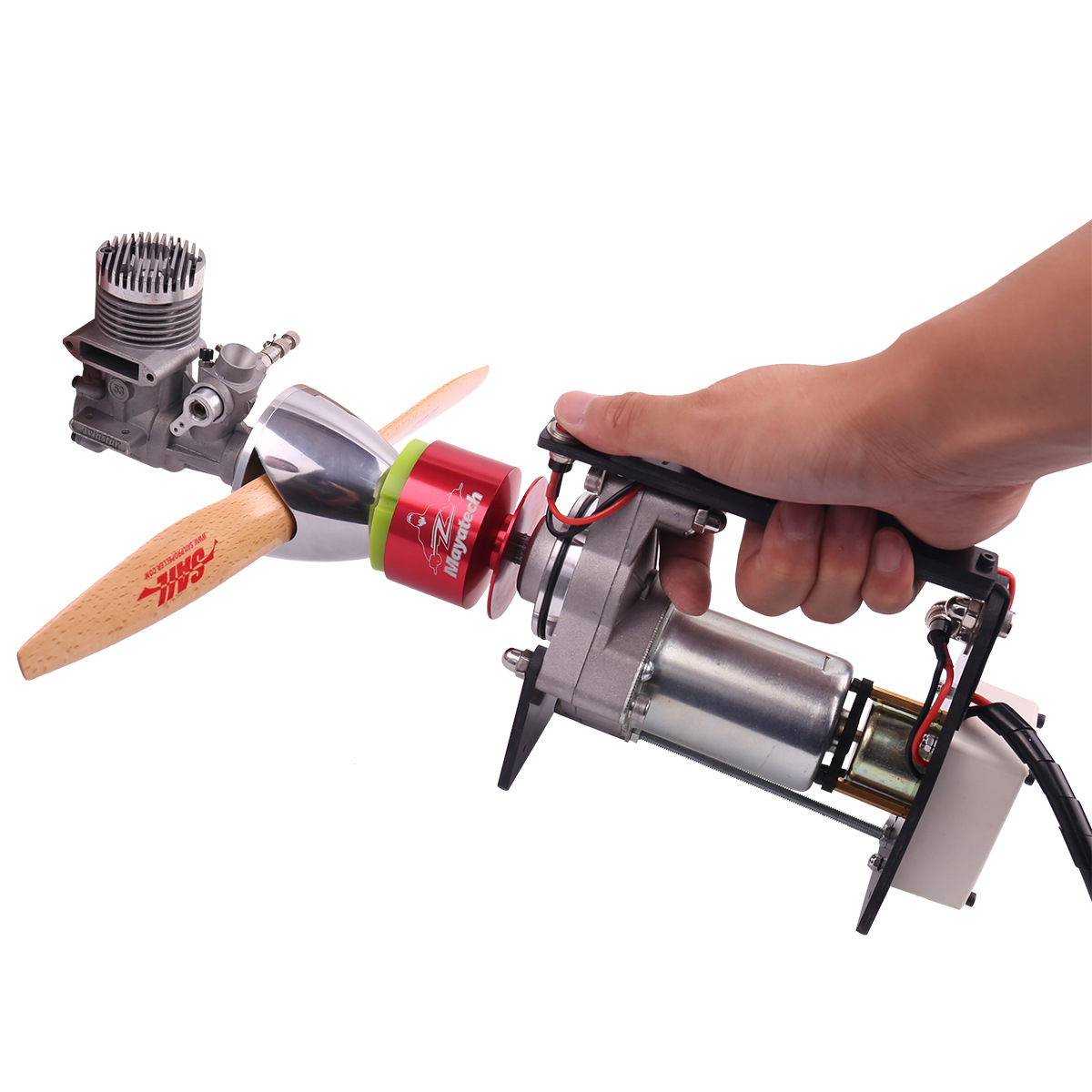 Mayatech TOC80 arranque frontal grande versión modelo gasolina/metanol Motor de helicóptero ala fija