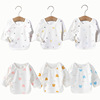 Children's cotton demi-season autumn top for new born, 0-3 month