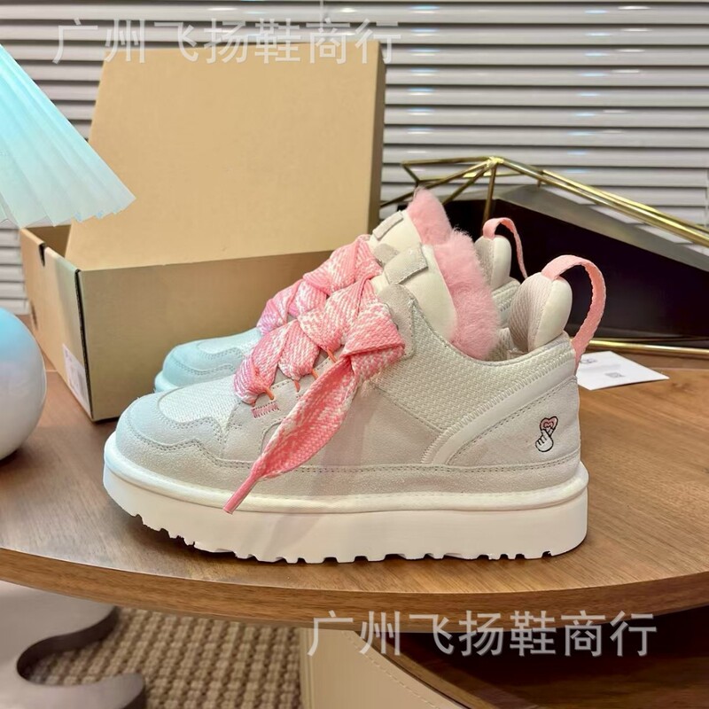 2025新款U家梅尔系列雪地靴女厚底皮毛一体秋冬保暖加绒休闲板鞋|undefined