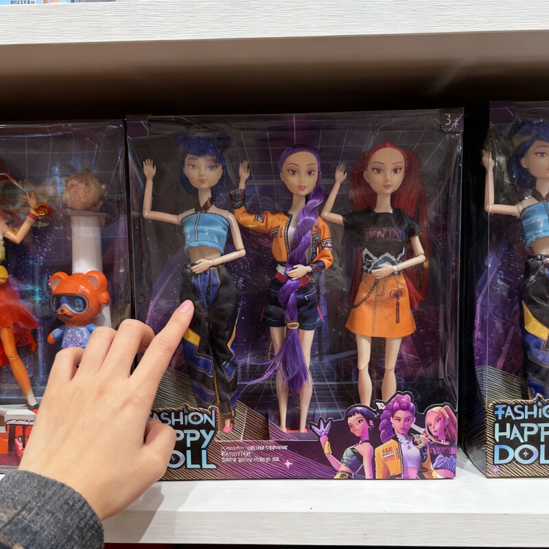 Lumizo Mila K-Pop Demon Hunter Girl Group Doll Vinyl Figure Trendy Toy Cross-Border New Product Hot Item