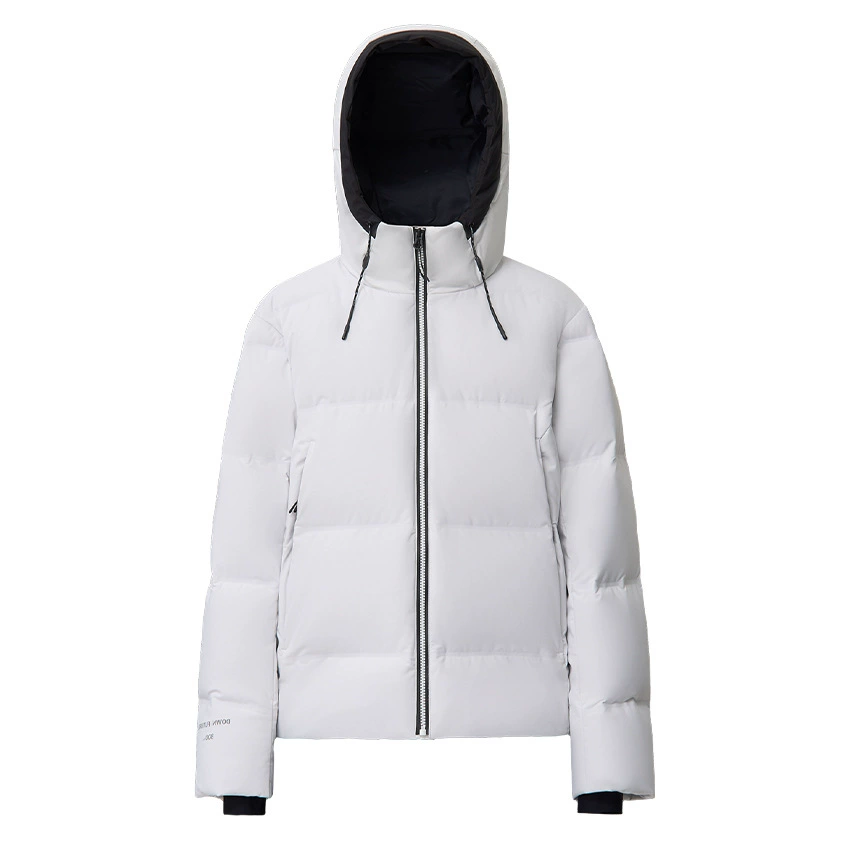 Velvet climbing travel short elite winter down jacket for beloved with hood, duck down