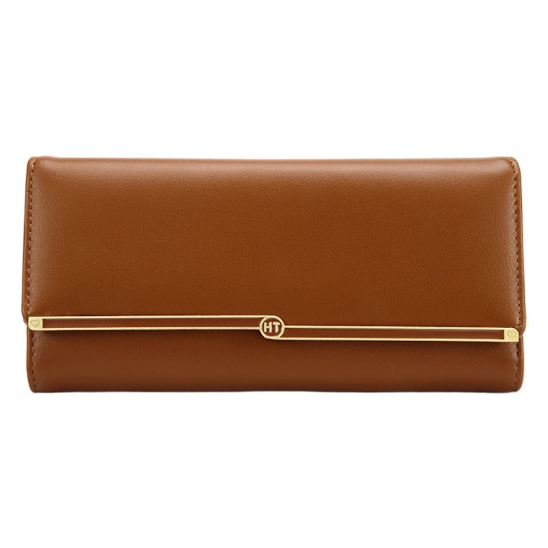 Haitao billetera de las mujeres estilo coreano embrague transfronterizo cartera moda larga cartera de las mujeres simple titular de la tarjeta al por mayor