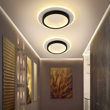 跨境直供簡約LED吸頂燈 鄉村鐵藝吸頂燈適用房間陽台走廊燈