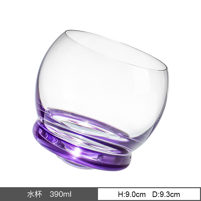 Copa de vino tinto de cristal checo sin plomo, colorida y creativa, para uso doméstico, resistente al calor y a altas temperaturas. image 17