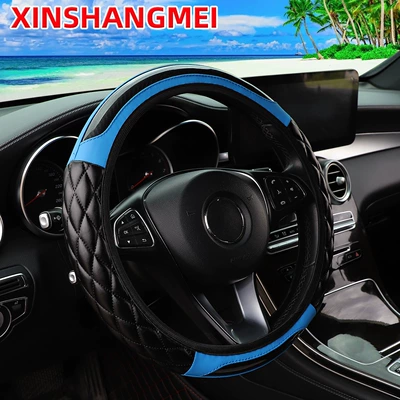 wheel cover without inner ring, Steering wheel cover - blue-one-size-fits-all