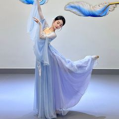 礼儀の邦古典舞演出服唐風古風仙気ひらひらと舞踏のスカート日常漢服