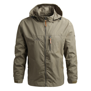Coat Men's Spring & Fall New Casual Versatile Loose Youth Tops Men's Jacket Hooded Travel Jacket