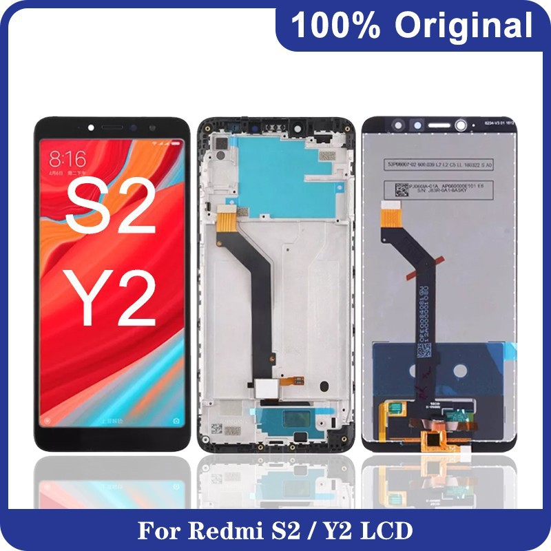 Suitable for Redmi S2 / Y2 Screen Lcd Display Internal and External Screen with Frame Assembly Display Lcd