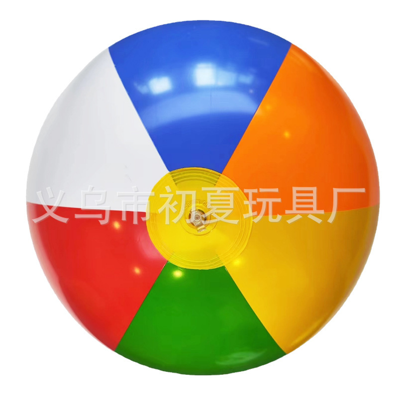 クロスボーダー現物インフレータブルカラービーチボール6色ボールPVC広告ボールインフレータブル玩具ボールプール水遊びボール|undefined