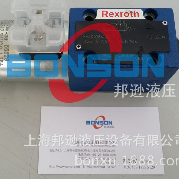 REXROTH，R900561180 3WE6A62/EG24N9K4，3WE6A6X/EG24N9K4