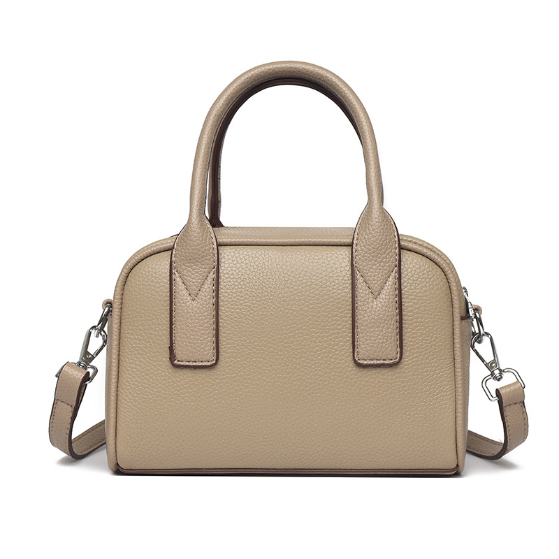 Bolso de mano de cuero genuino para mujer, estilo moderno, sencillo y elegante, bolso cruzado para ir al trabajo, venta al por mayor