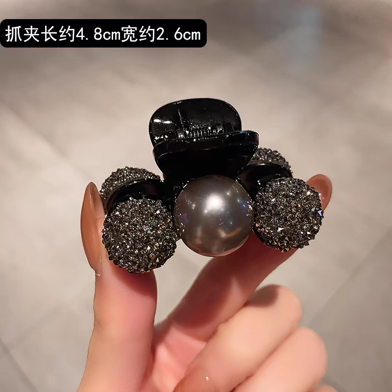 23#Silver gray pearl sparkling diamond about 5cm (single pack)