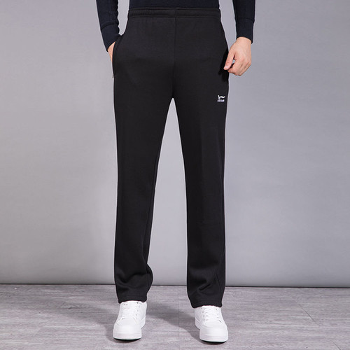 Men's Spring and Autumn Sports Pants for Middle-Aged and Elderly Men, Plus Size Pants, Men's Casual Long Pants, Loose Tight Waist Elastic Sweatpants