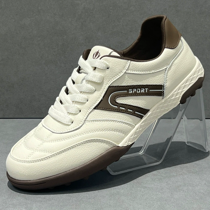 Низкоуровнея тренировочная обувь из натуральной кожи дышащая спортивная обувь для мальчиков