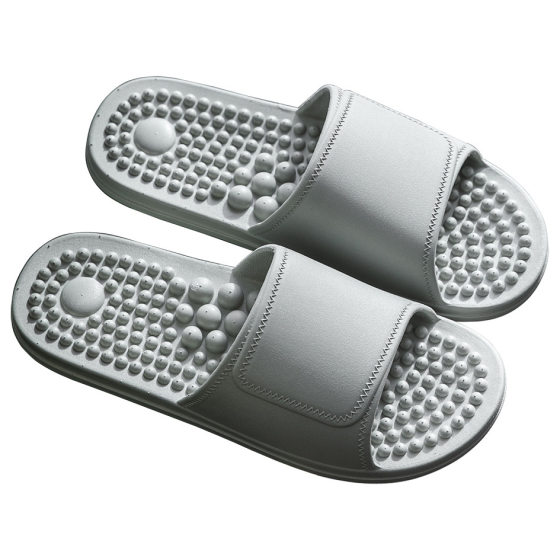 Massage Slippers Men's Indoor Household Foot Acupoint Non-slip Home Home Soft Bottom Bath Bathroom Slippers Wholesale