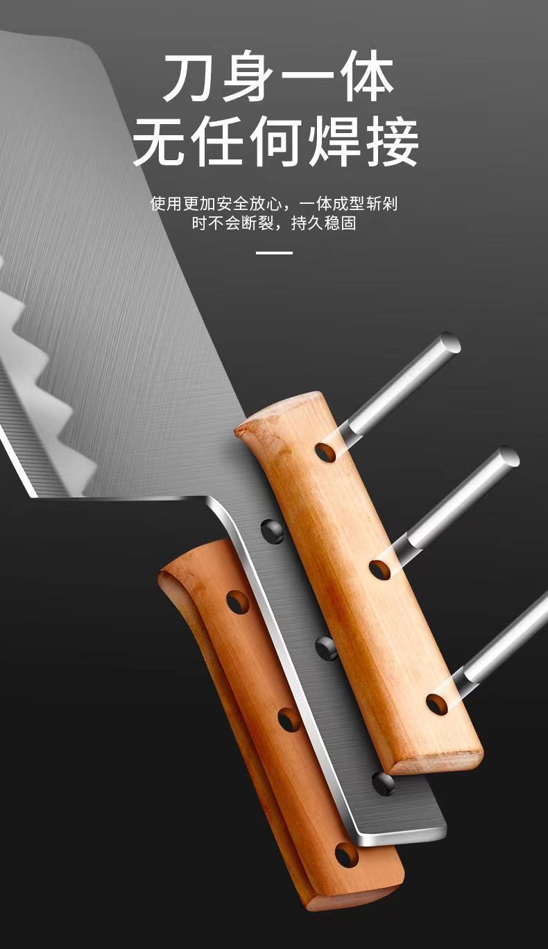 Bone Knife for Travel, Bone-Cutting Knife, Hand-Forged Bone Knife, Bone-Splitting Knife, Chicken and Duck Bone Knife, Home Kitchen Multi-Use Bone Knife