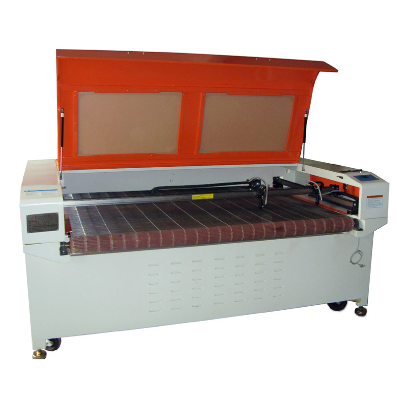 商标织唛摄像激光切割机 织标唛头绣花激光切割机 皮革激光切割机