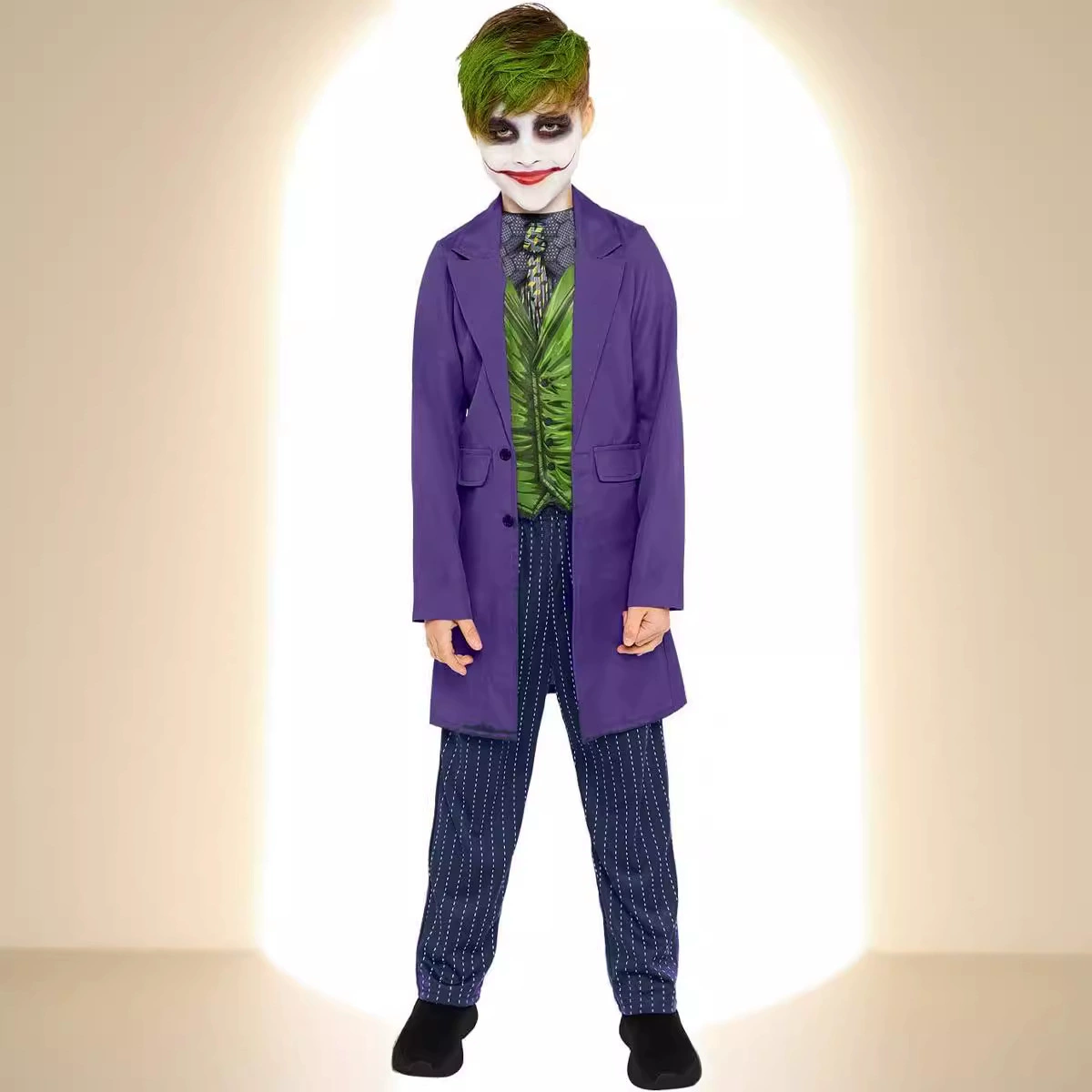 Персонализированные уличные костюмы для выступлений в европейском и американском стиле для детей, унисекс-костюмы для сценических выступлений из молочного шелка, новинка 2025 года.