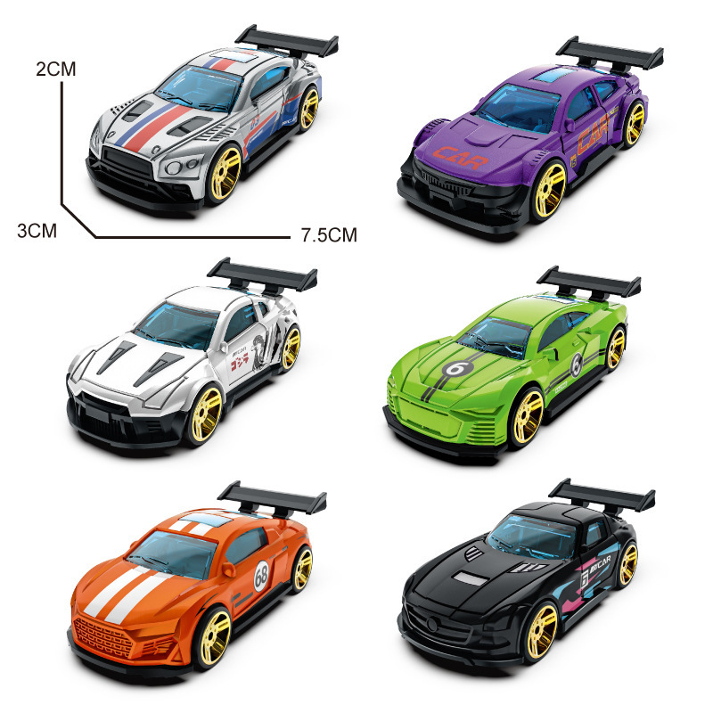 クロスボーダー製品 Amazon のベストセラー合金オートバイ 1:64 モデルレーシングオートバイボーイ慣性車厚くて落下に強い|undefined