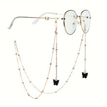Y 39121 Butterfly Sunglasses Chain �۾����� ����ѷ�羳ŷ����