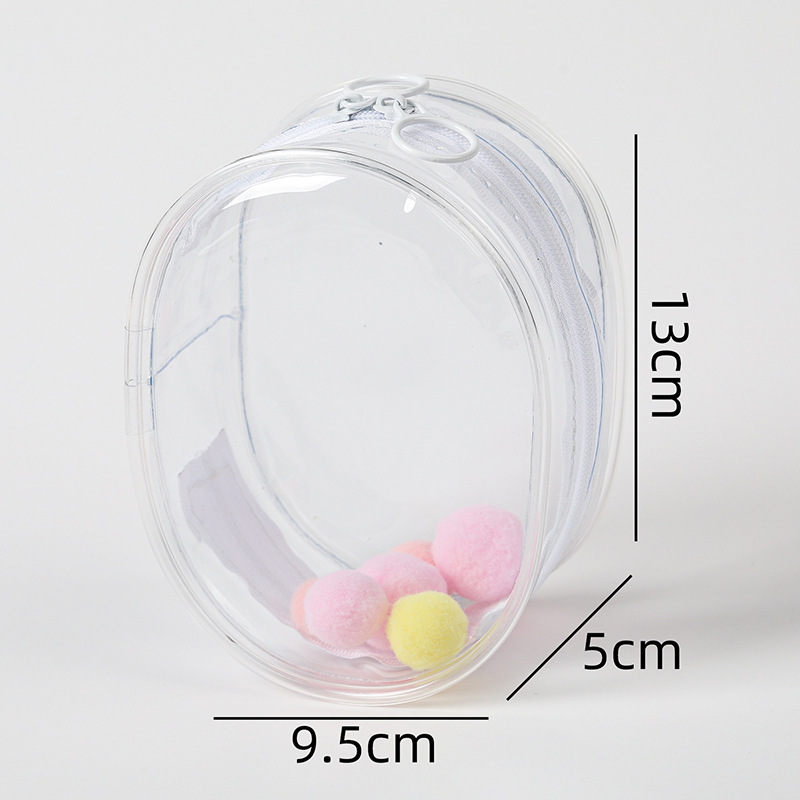 周可可透明pvc10cm娃包圆形15cm拉布布斜跨外出遛娃包轻便款定制|undefined
