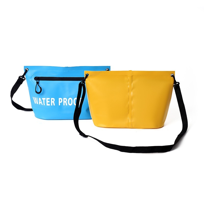 Bolso impermeable con cremallera de ocio al aire libre transfronterizo Bolso de baño impermeable de un solo hombro Bolso de viaje para hombres y mujeres Bolso de baño