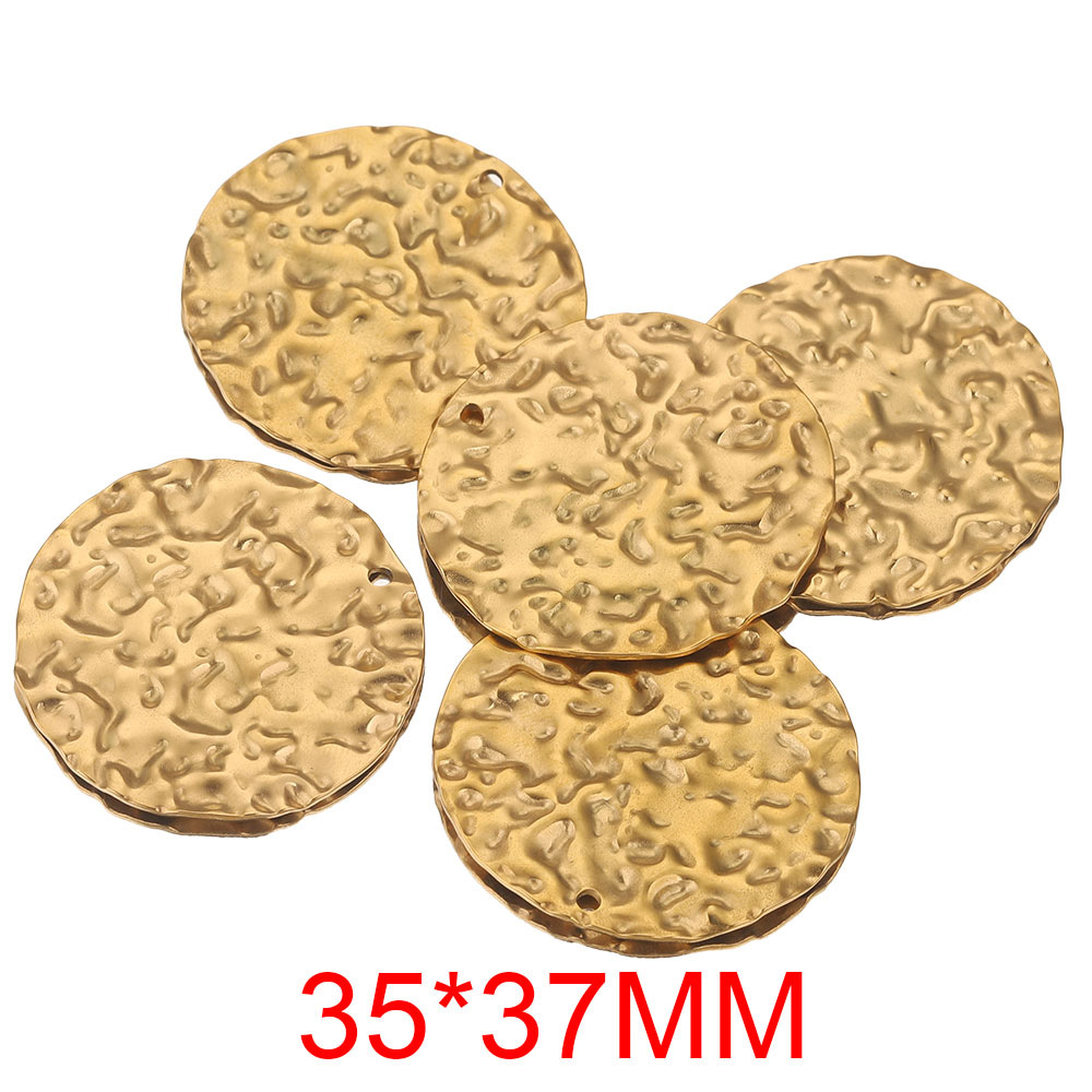 Acero inoxidable transfronterizo europeo y americano colgante multi-diseño bricolaje accesorios de joyería hechos a mano amor guirnalda colgante redondo colgante