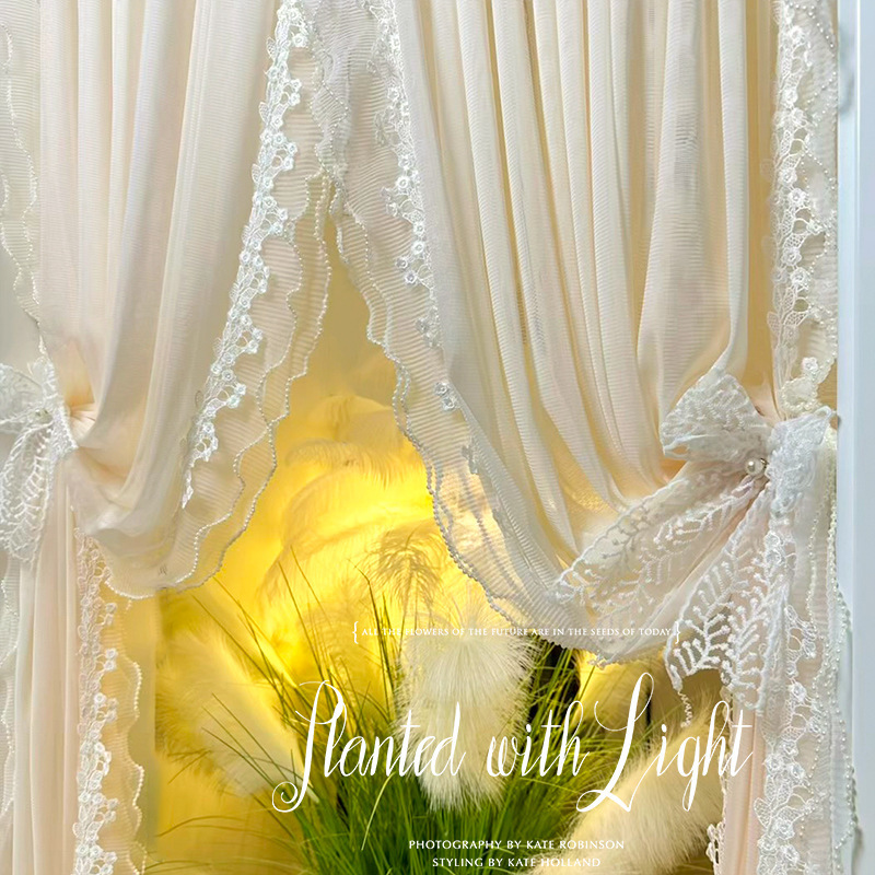 【Luxury Double Layer】High-End Ultra-Soft Door Curtain with a High-End Feel, No-Drill Dreamy Sheer Curtain Partition Curtain 【Luxury Double Layer】High-End Ultra-Soft Door Curtain with a High-End Feel, No-Drill Dreamy Sheer Curtain Partition Curtain