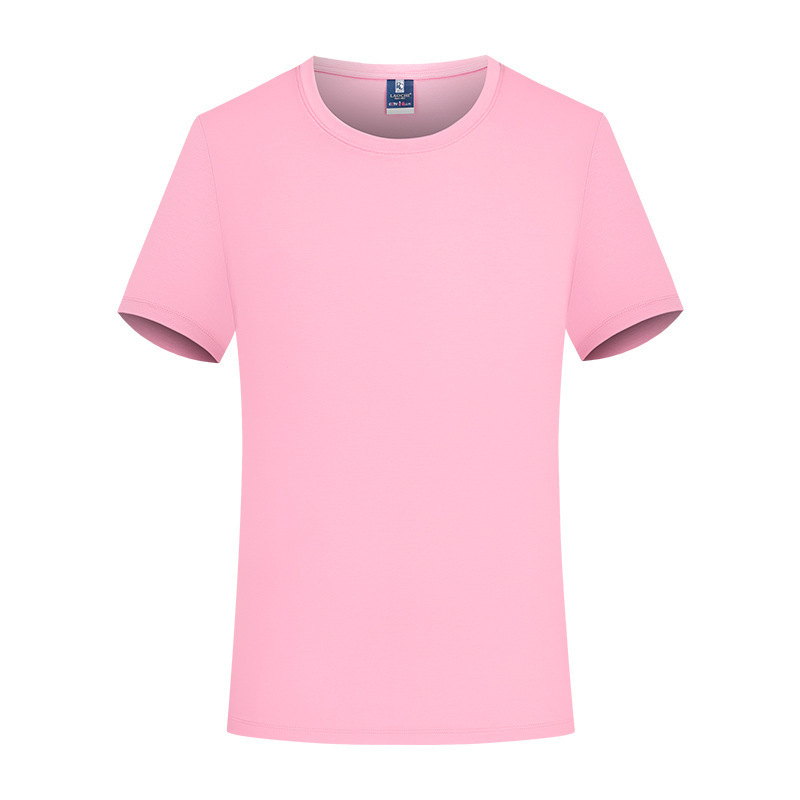 80 helado sin quemar líquido de amoníaco algodón de manga corta verano transpirable camiseta de cuello redondo personalizada camiseta cultural corporativa de alta gama personalizada