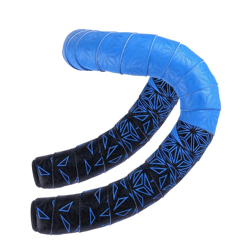 Mango de crisantemo YUUISD con bicicleta de carretera bicicleta cómodo amortiguador de silicona antideslizante que absorbe el sudor mango mosca muerta con doble coincidencia de color