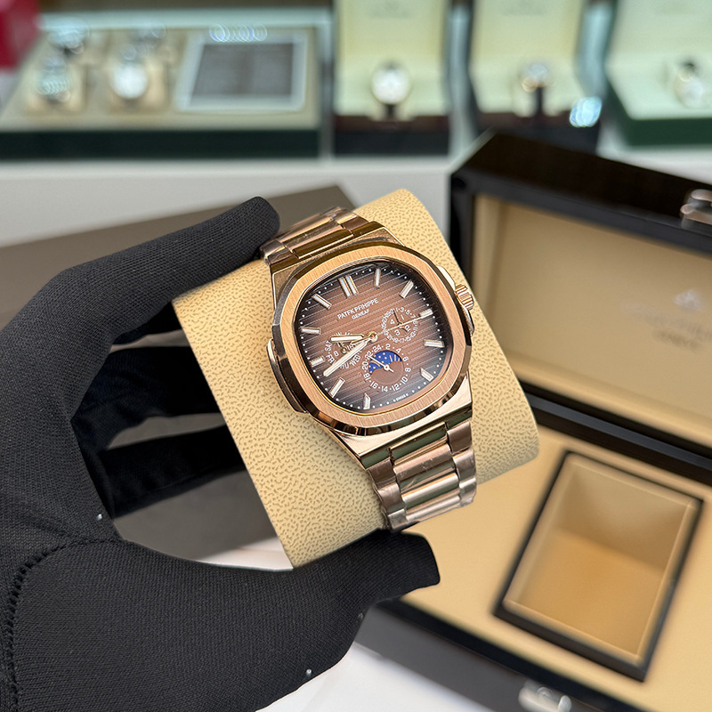 Pp Nautilus Douyin Live Men's Fully Automatic Fake Mechanical Watch Luminous Waterproof Foreign Trade Supply